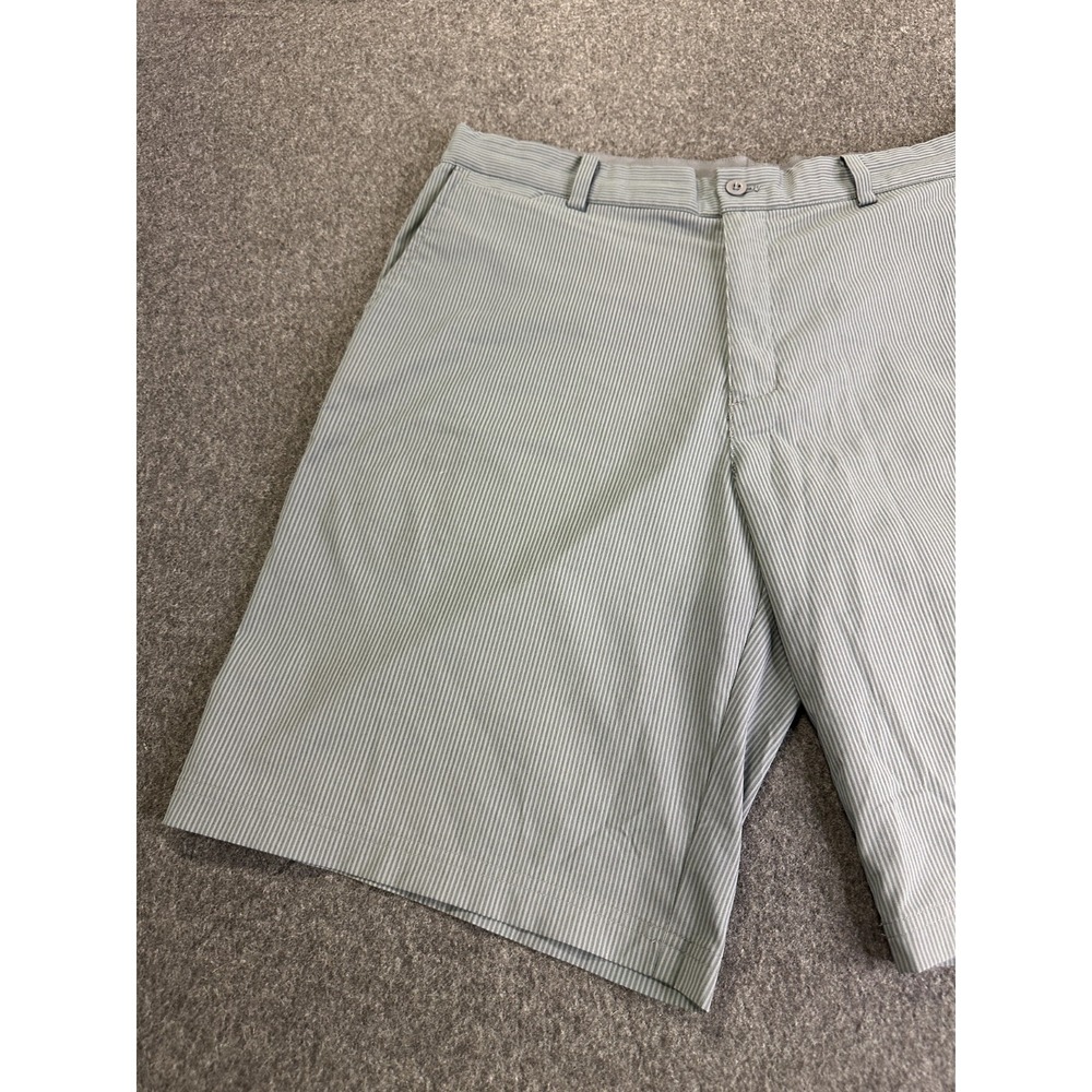 Nike Golf Dri Fit Tour Performance Shorts Mens Size 36 Gray Stripe 10.5" Inseam - Picture 3 of 13